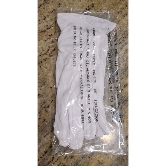 New! Mens L Womens XXL White Cotton 14" Long Gloves Inspector Costume - Picture 15 of 15